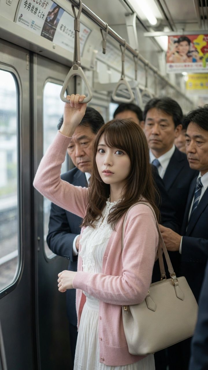 電車で見かけた好みの女性に悪戯 - サンプル画像 8