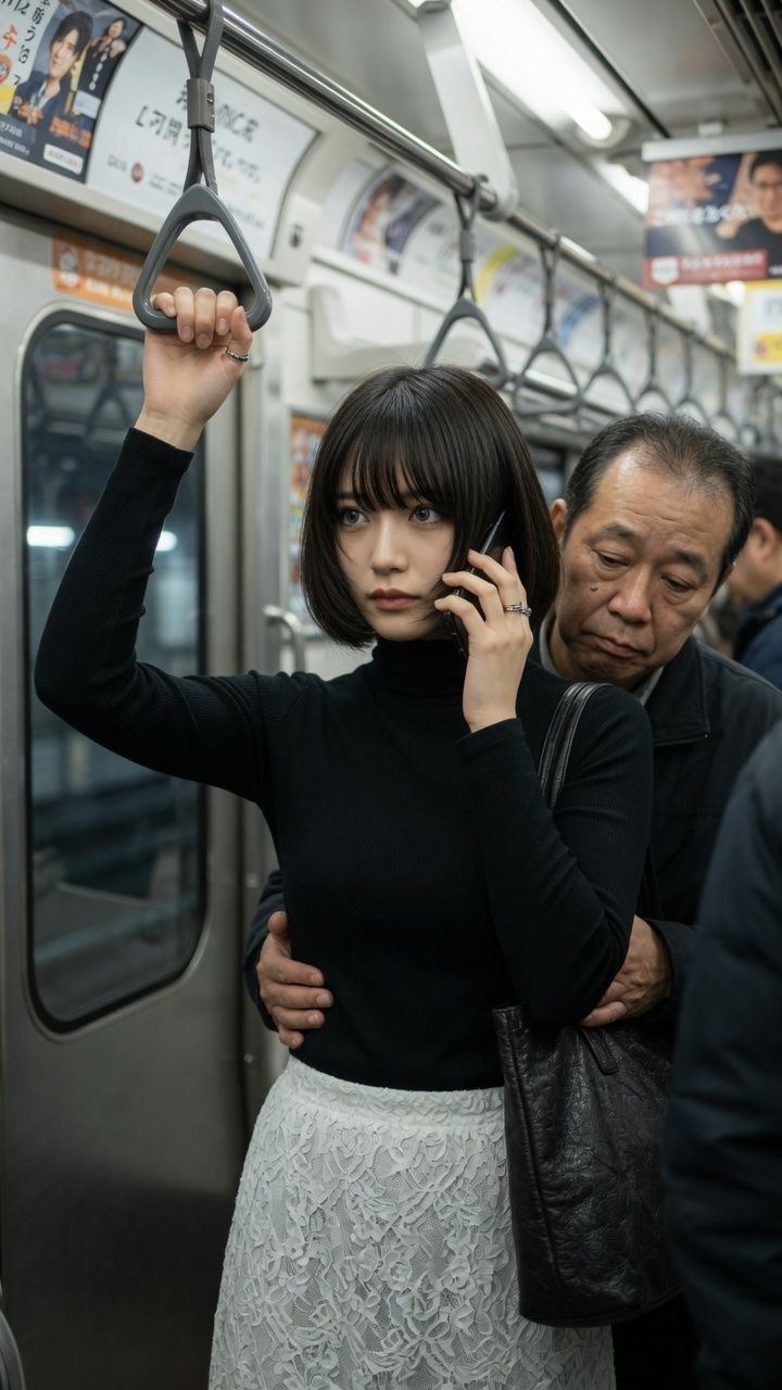 電車で見かけた好みの女性に悪戯 - サンプル画像 9