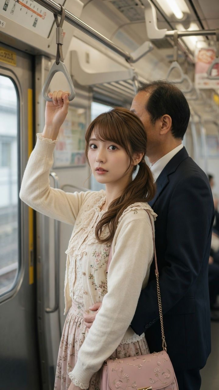 電車で見かけた好みの女性に悪戯 - サンプル画像 10