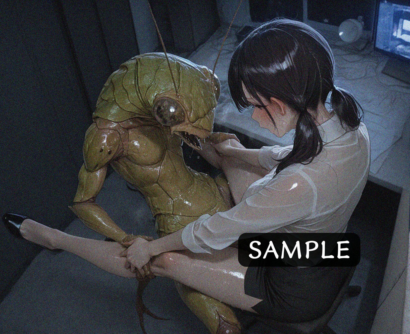 職場怪異  白襟 - サンプル画像 3