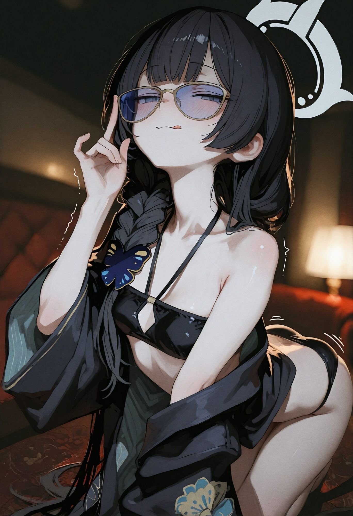 【竜○キサキ】 「チンポ中毒に堕ちた門主」 〜水着姿で巨根に奉仕する完全屈服の種付け録画〜 - サンプル画像 2