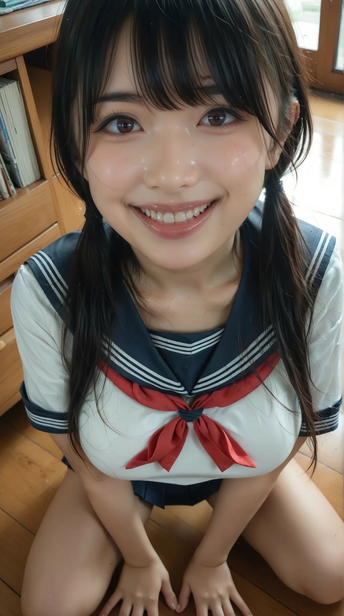 コスプレ美女のフェラ - サンプル画像 1