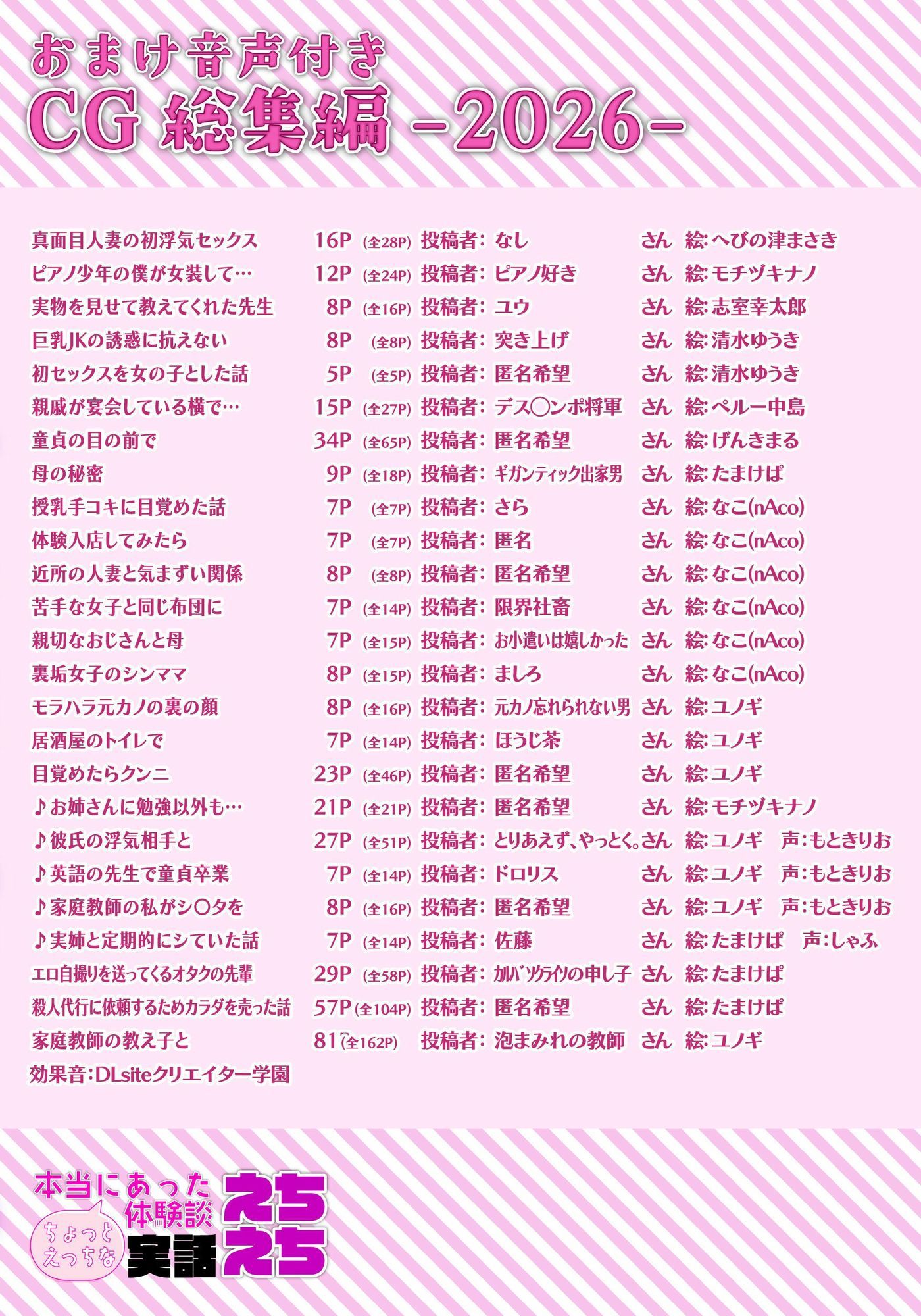 【音声付き】実話えちえちCG総集編2026 - サンプル画像 2