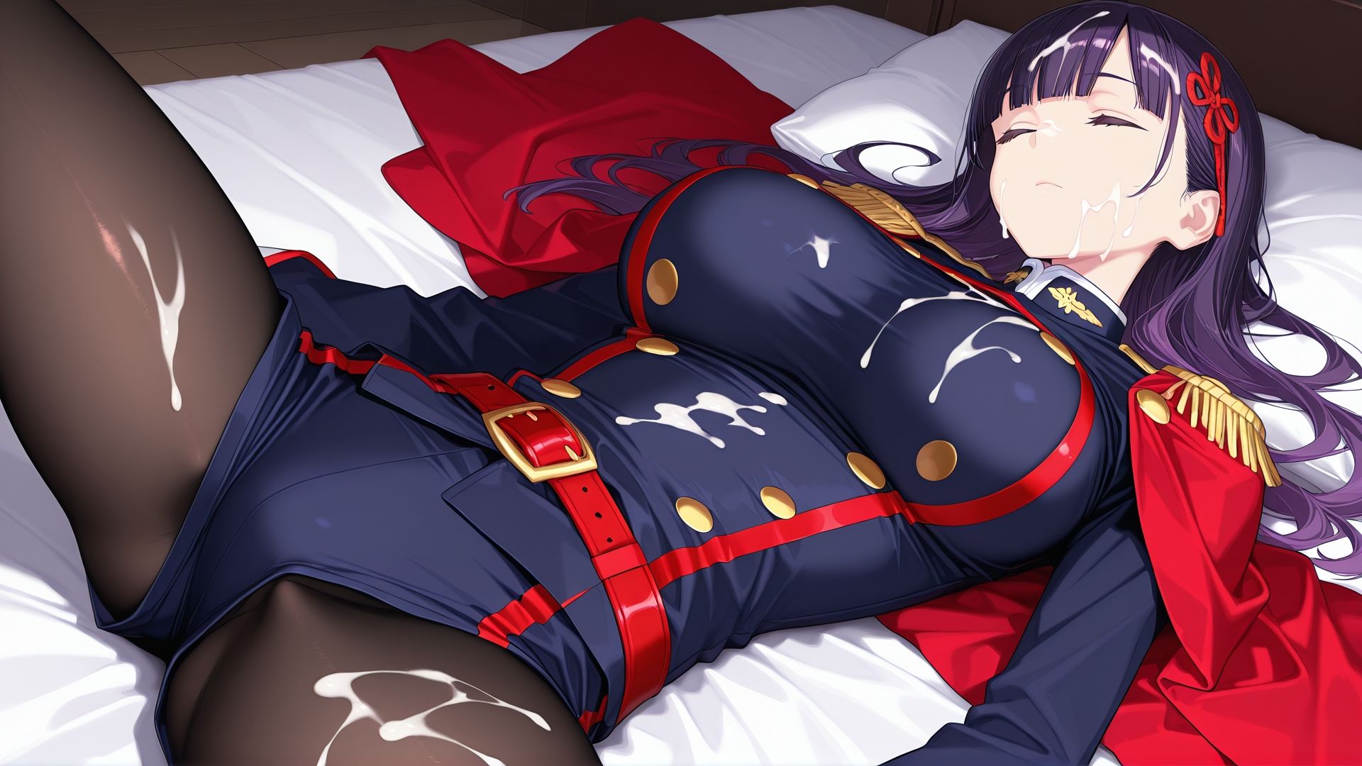寝ている○○にぶっかけ れん編 - サンプル画像 6