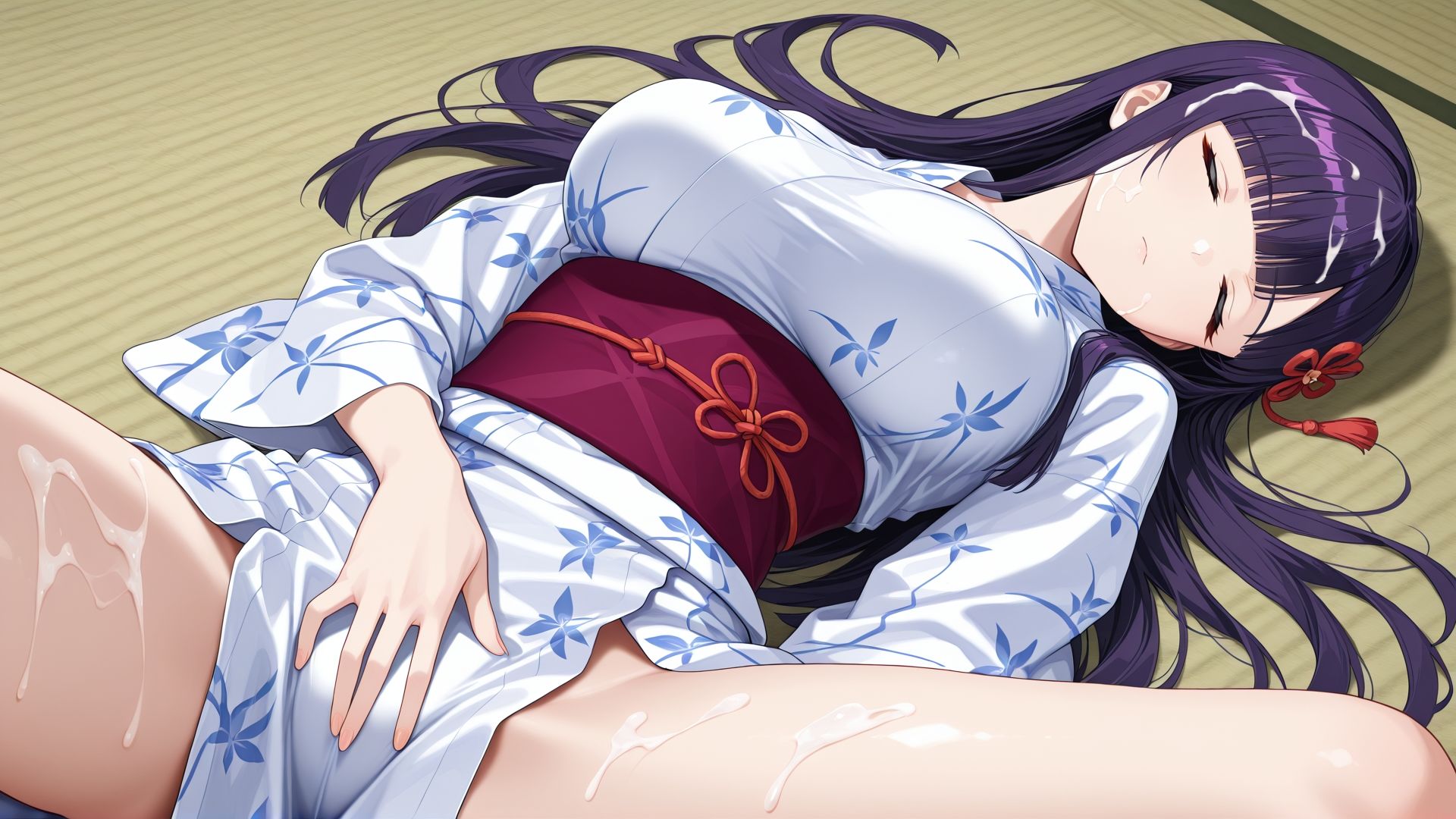 寝ている○○にぶっかけ れん編 - サンプル画像 8