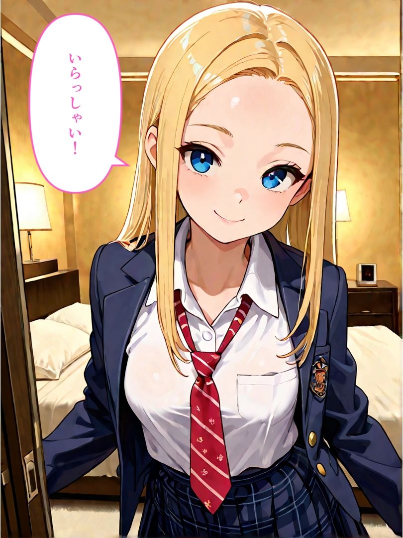 金髪美〇女とやってみた。 - サンプル画像 1
