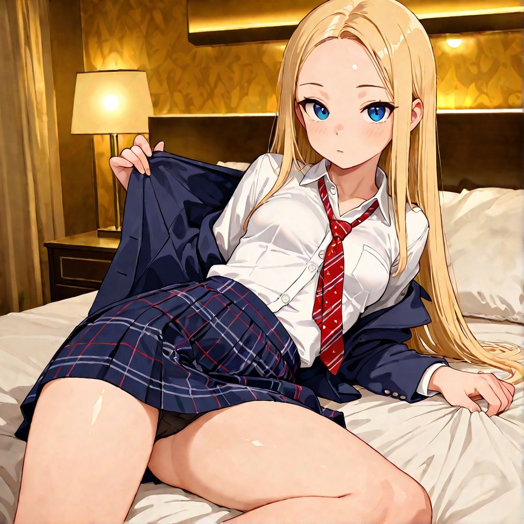 金髪美〇女とやってみた。 - サンプル画像 2