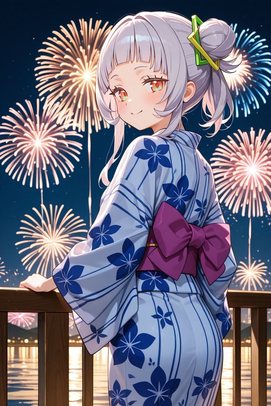 夏祭りデートでイチャラブ浴衣えっち ホ○ライブ2期生編 - サンプル画像 1
