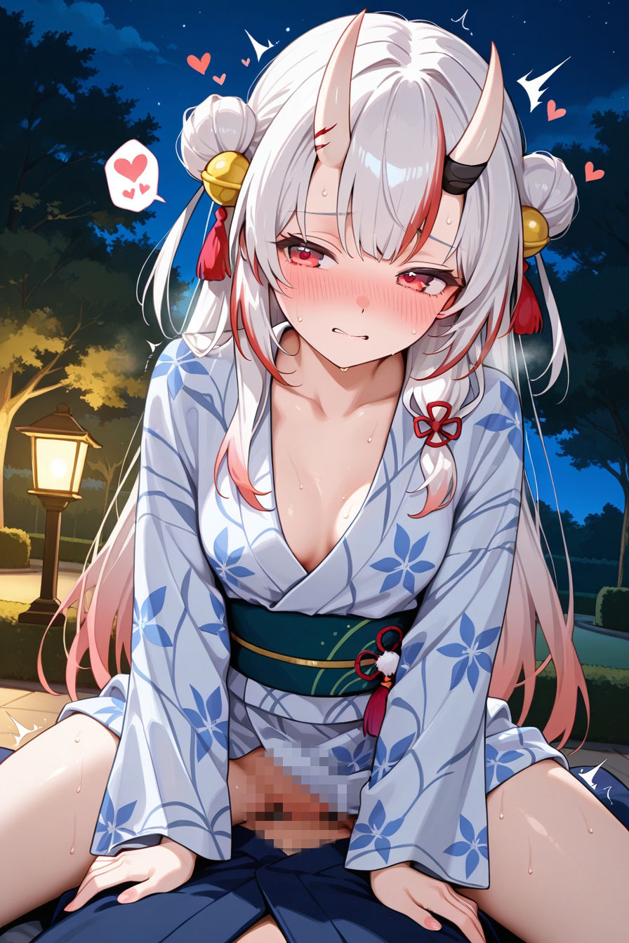 夏祭りデートでイチャラブ浴衣えっち ホ○ライブ2期生編 - サンプル画像 3