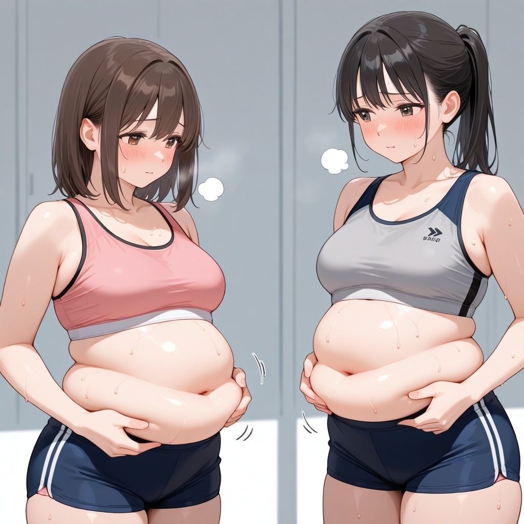 太らせぽっちゃり少女CG 【03】 - サンプル画像 3
