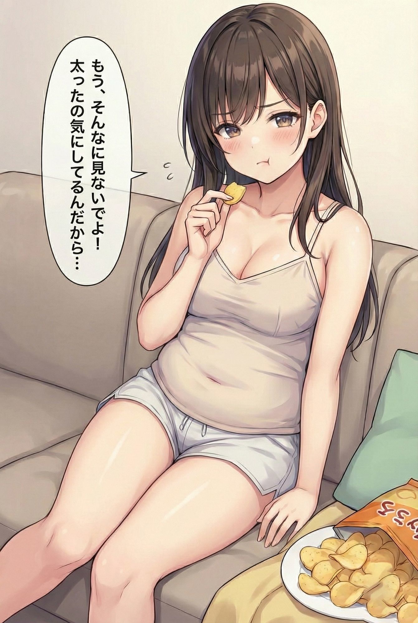 太らせぽっちゃり少女CG 【04】 - サンプル画像 6