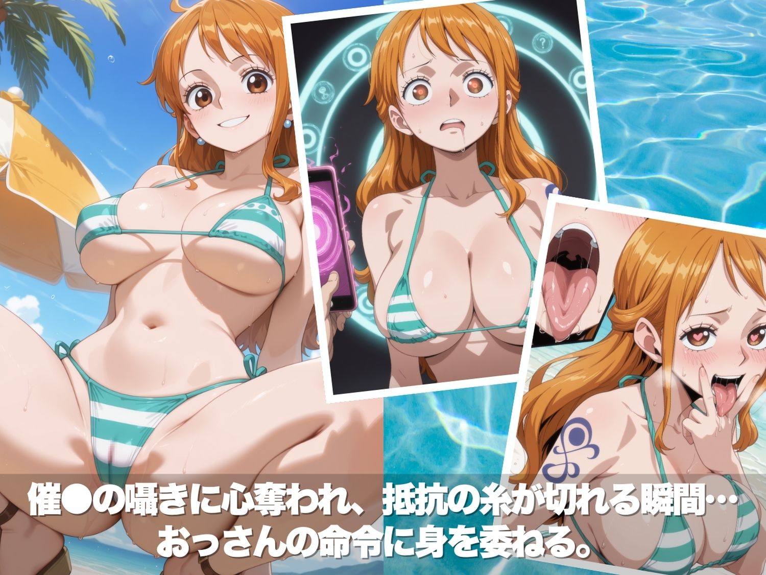 真夏の虜  ワ●ピース編 - サンプル画像 2