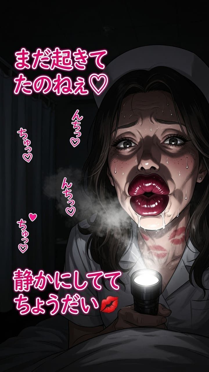 【秘書とナース】肉厚唇とブチュキスマークの誘惑 - サンプル画像 5