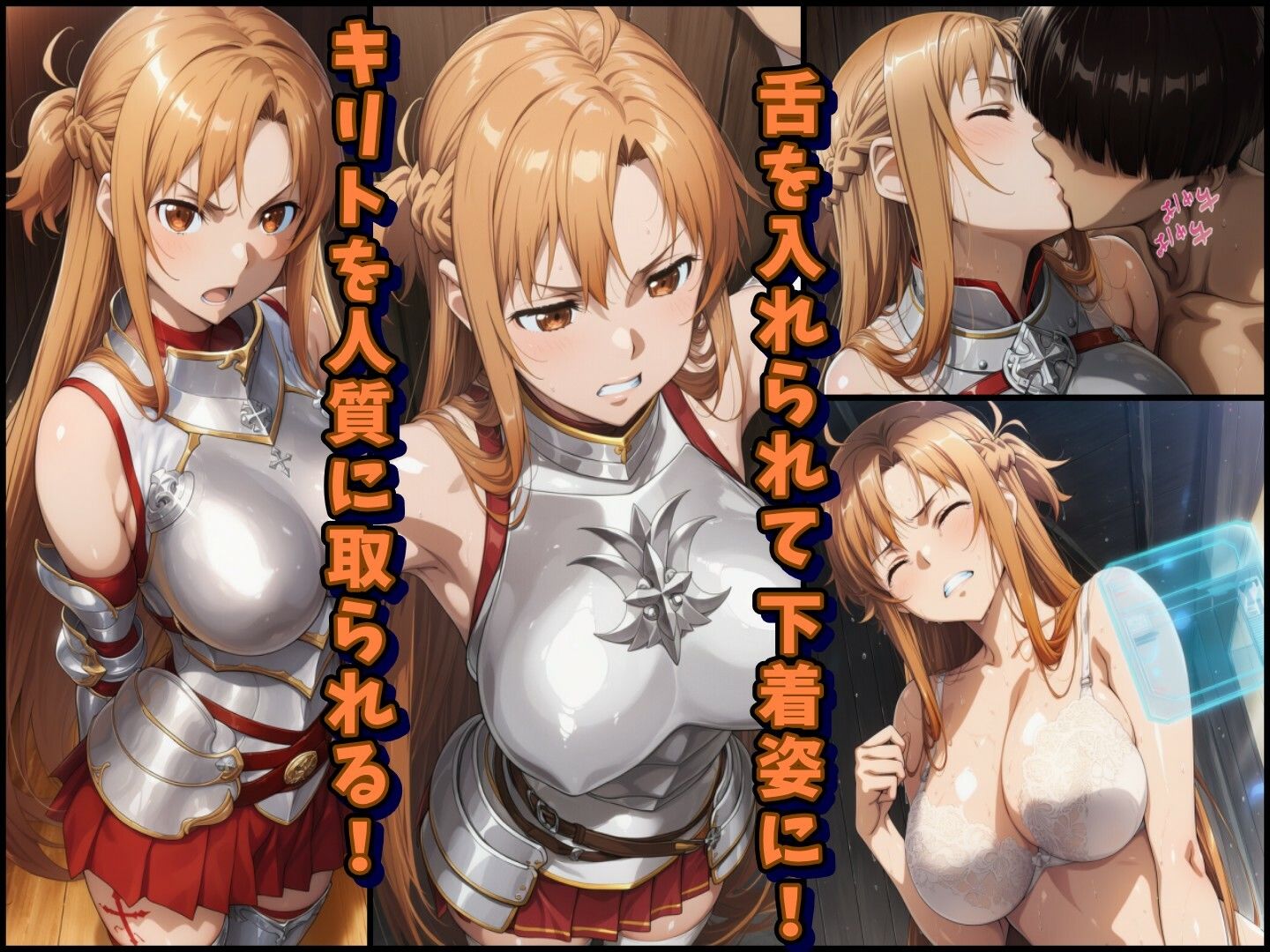 【レ○プ注意】ソードアートオンラインのヒロイン達が犯●れまくる  アスナ  シノン  結城京子 - サンプル画像 2