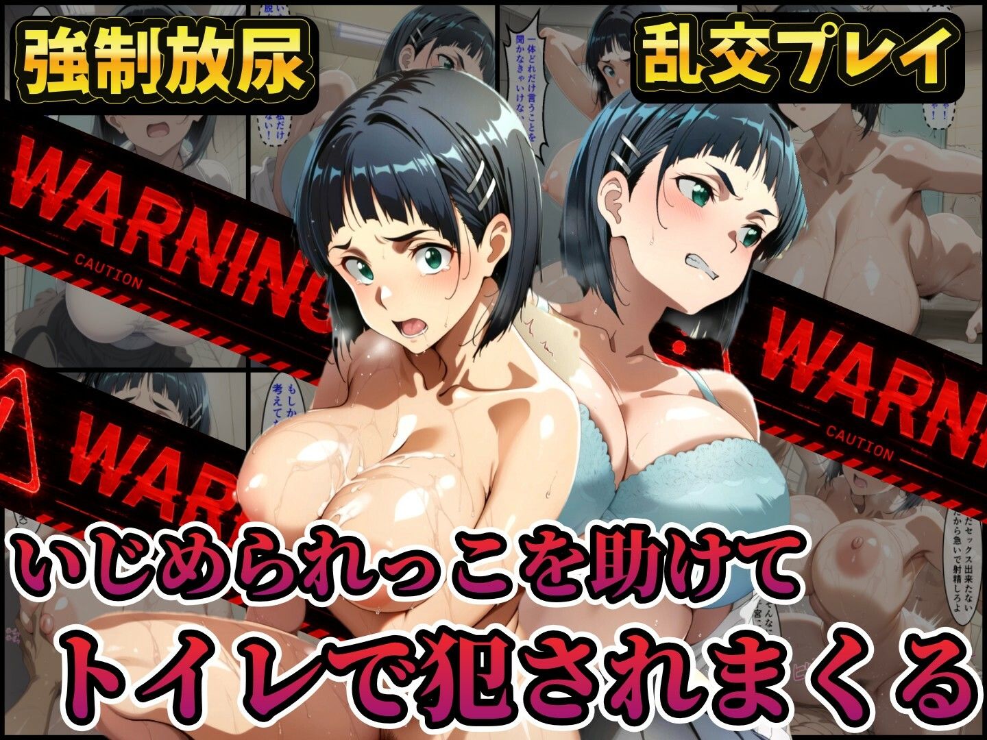 【レ○プ注意】ソードアートオンラインのヒロイン達が犯●れまくる  アスナ  シノン  結城京子 - サンプル画像 10