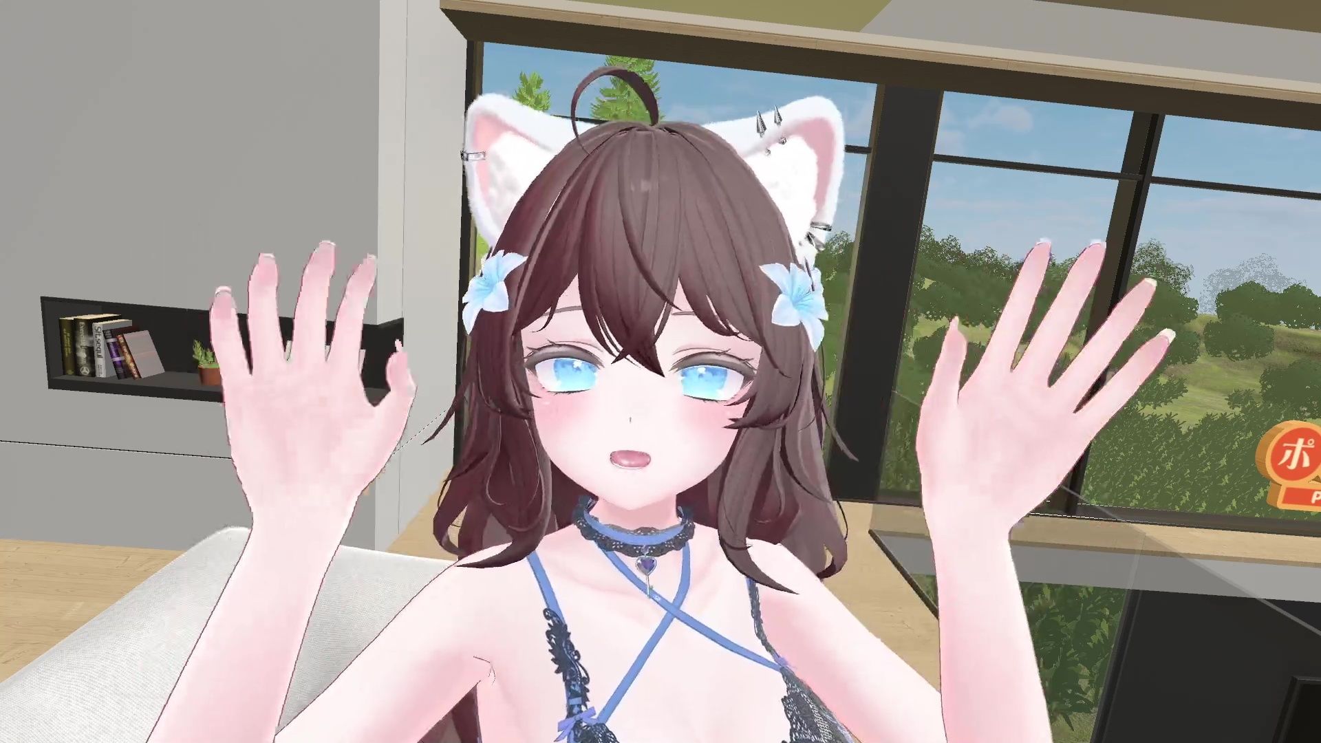 しれっと配信。連動おひるのちゅーにゃんまろ井栗まろん - サンプル画像 6