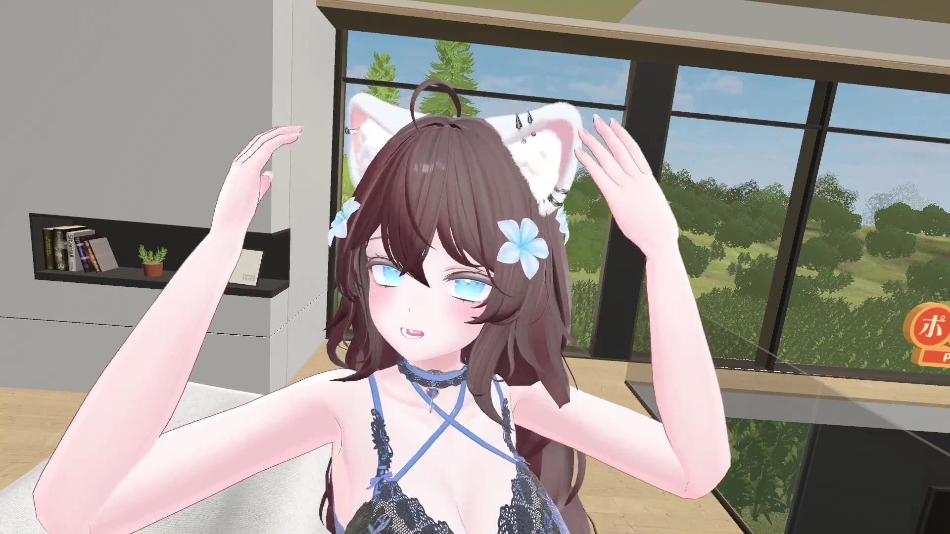 しれっと配信。連動おひるのちゅーにゃんまろ井栗まろん - サンプル画像 8