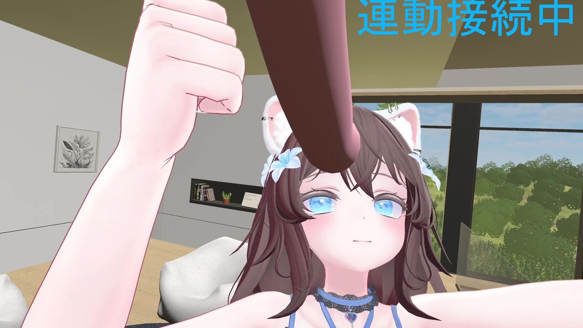 しれっと配信。連動おひるのちゅーにゃんまろ井栗まろん - サンプル画像 9