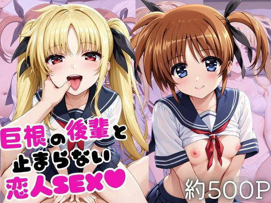 巨根の後輩と止まらない恋人SEX〜高○なのは＆フ○イト・テスタロッサ編〜