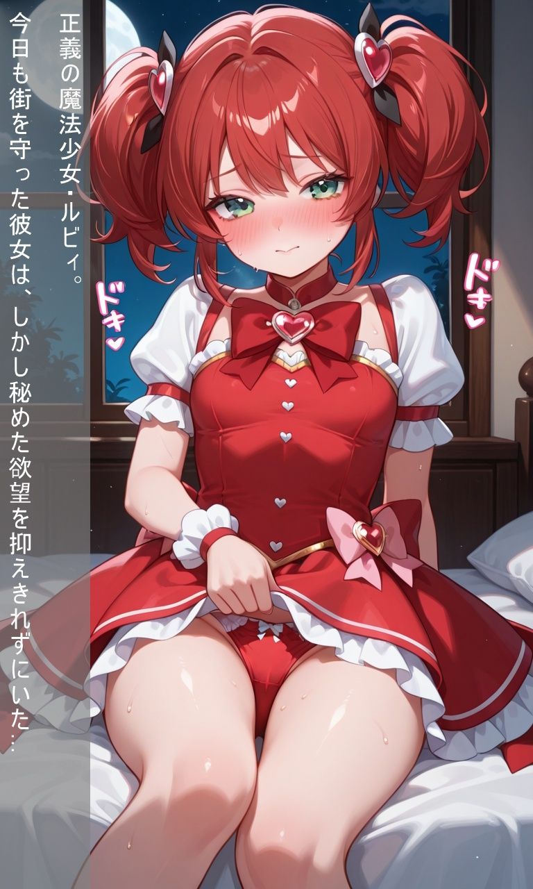 触手に堕ちた赤い髪の魔法少女 〜正義の終わりと快楽の始まり〜 - サンプル画像 1