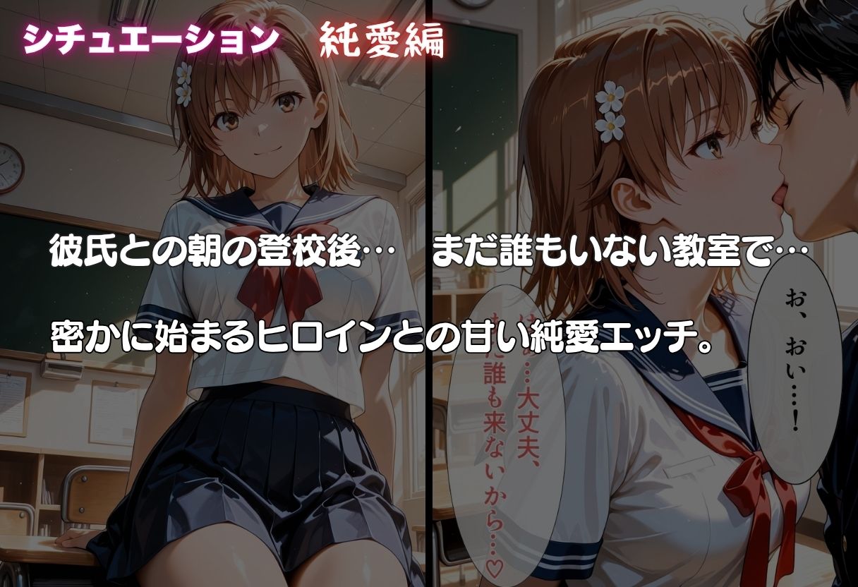 御坂◯琴が彼氏と甘エッチ直後、教師NTR中出しされ学園肉便器に堕ちた - サンプル画像 2