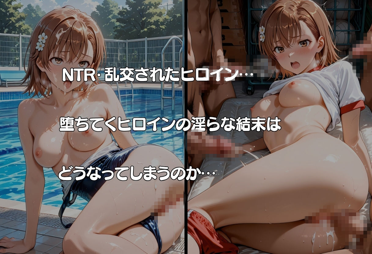 御坂◯琴が彼氏と甘エッチ直後、教師NTR中出しされ学園肉便器に堕ちた - サンプル画像 8