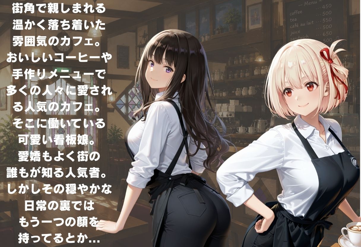 人気カフェのかわいい看板娘、実は裏では店長にハメられまくっていた。 - サンプル画像 1