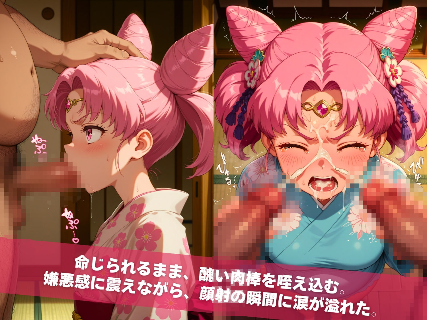 セ●ラームーン VOL.2 〜キモおじ温泉地獄〜 - サンプル画像 4