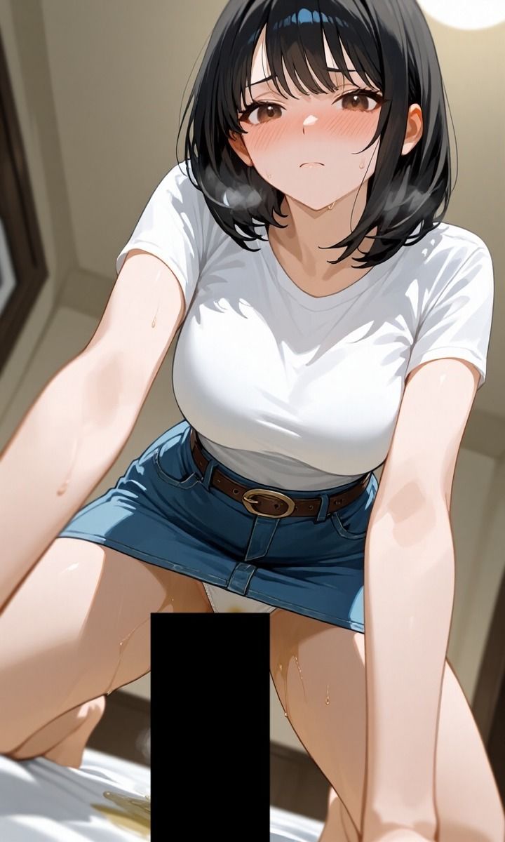 彼女のおもらしCG集 Vol.2 - サンプル画像 1