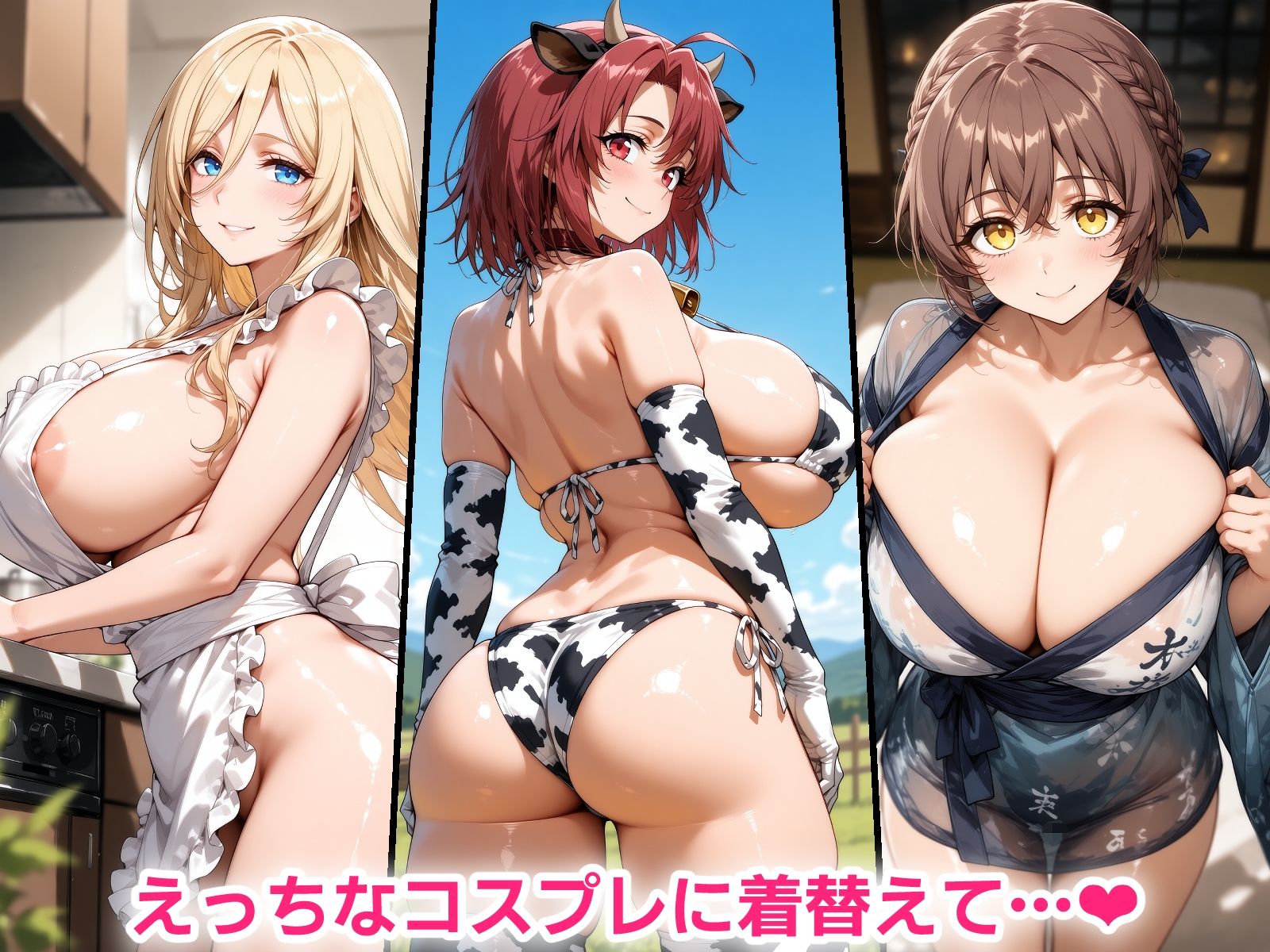 催●おじさんに寝取られる！ゴブリンの巨乳美少女たち〜全員メス堕ち・孕ませ〜 - サンプル画像 8