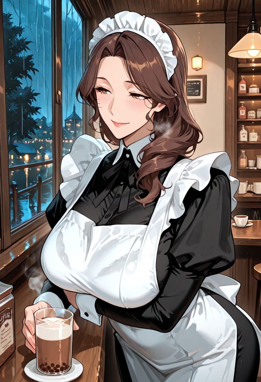 夜雨メイド喫茶の閉店後 - Velvet Rain Afterhours - サンプル画像 2