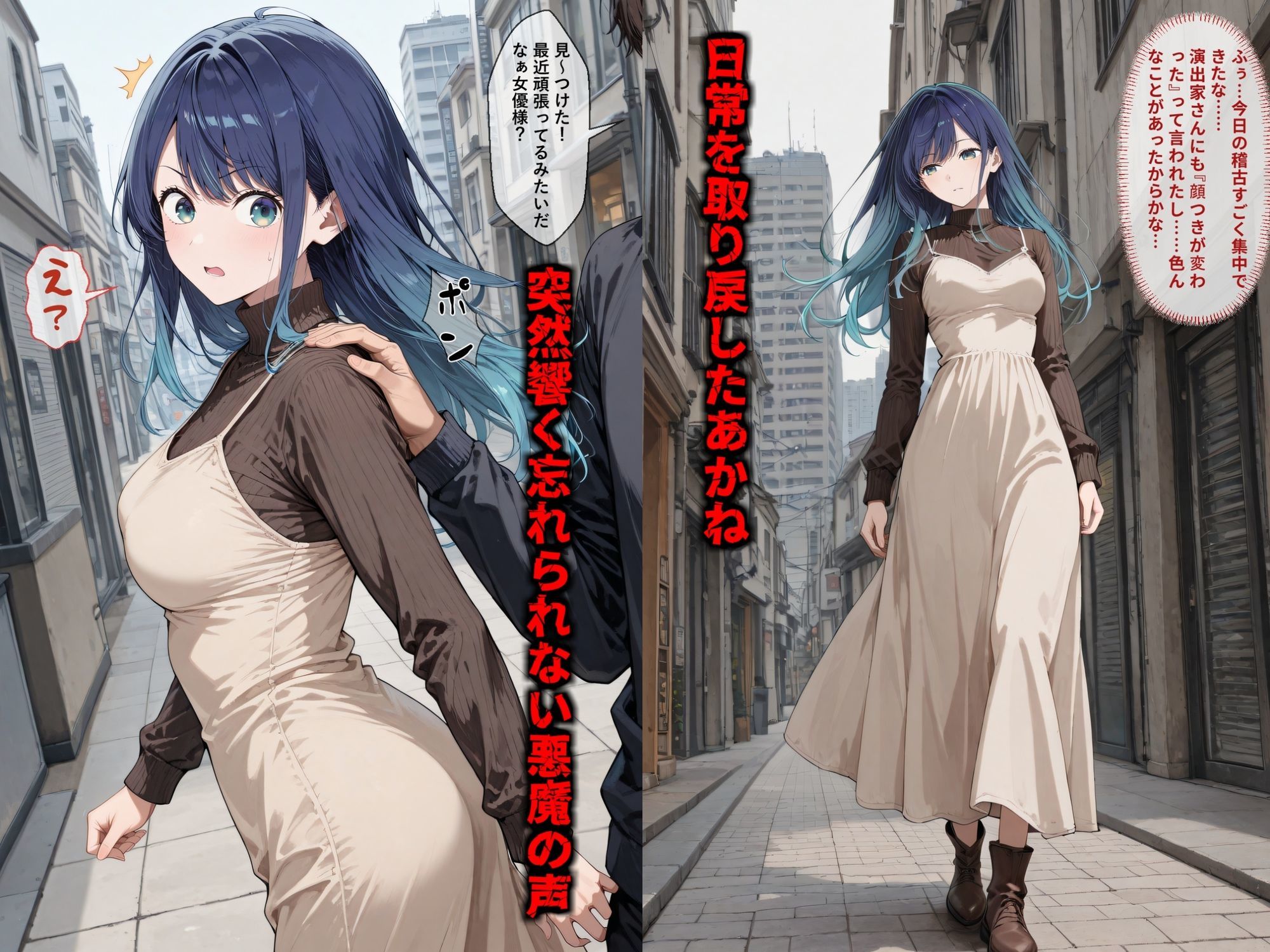 【セリフ付き画像集】純潔崩壊 黒〇あかね 後編:救いから絶望へ、取り戻した日常が蹂躙の記憶と共に崩れ去る… - サンプル画像 1