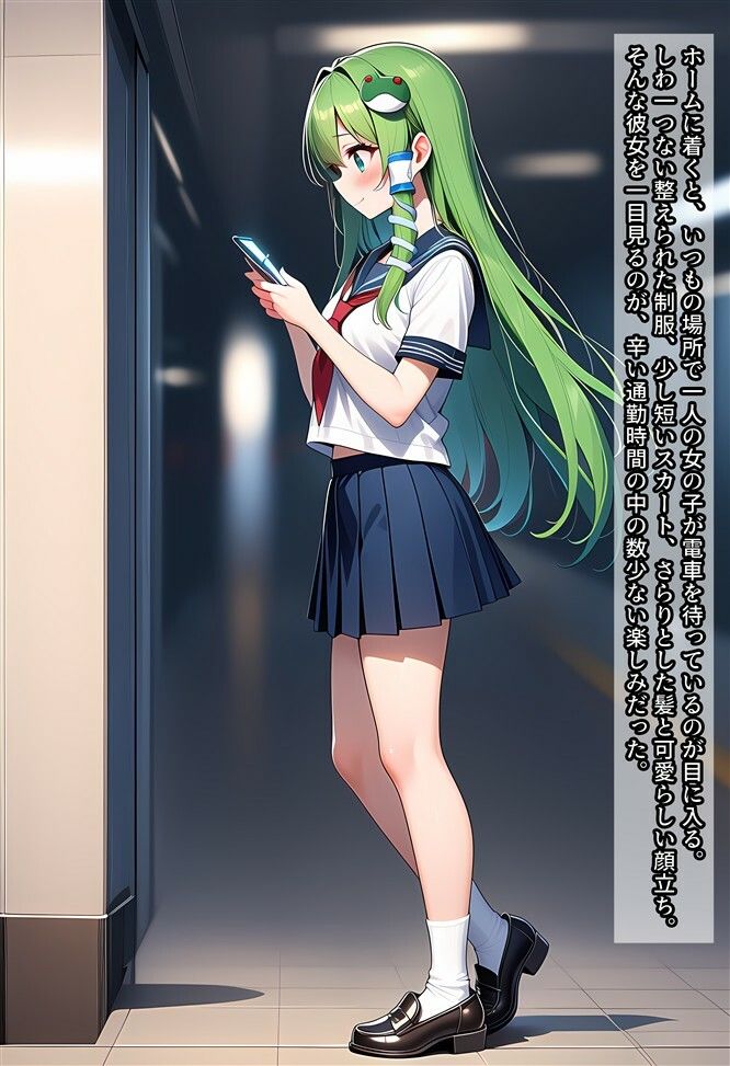 早苗ちゃんを盗撮したり痴○したりする話 - サンプル画像 1