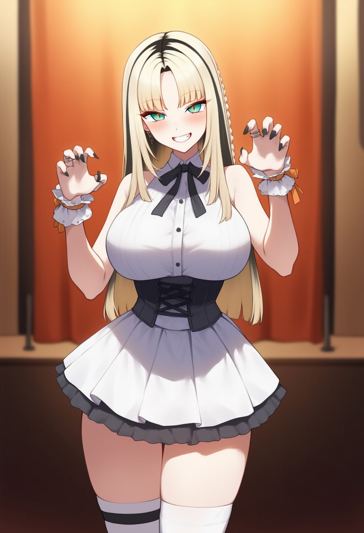 【買い切り版】バーチャル衣装故障で羞恥ニコ（English translation included） - サンプル画像 1