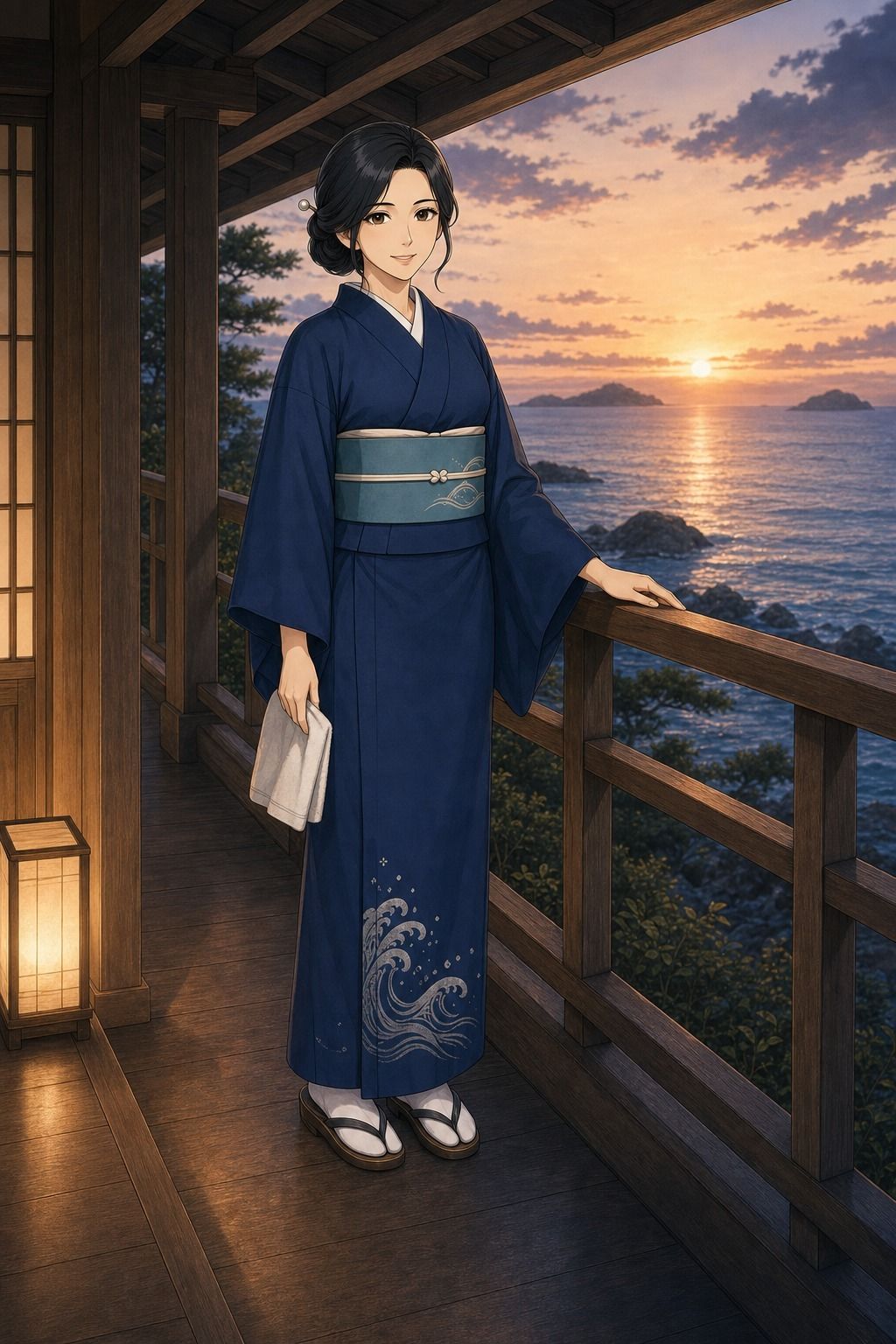 終電のあと、海辺の宿で――28歳女将と過ごす秘密の一夜 - サンプル画像 2