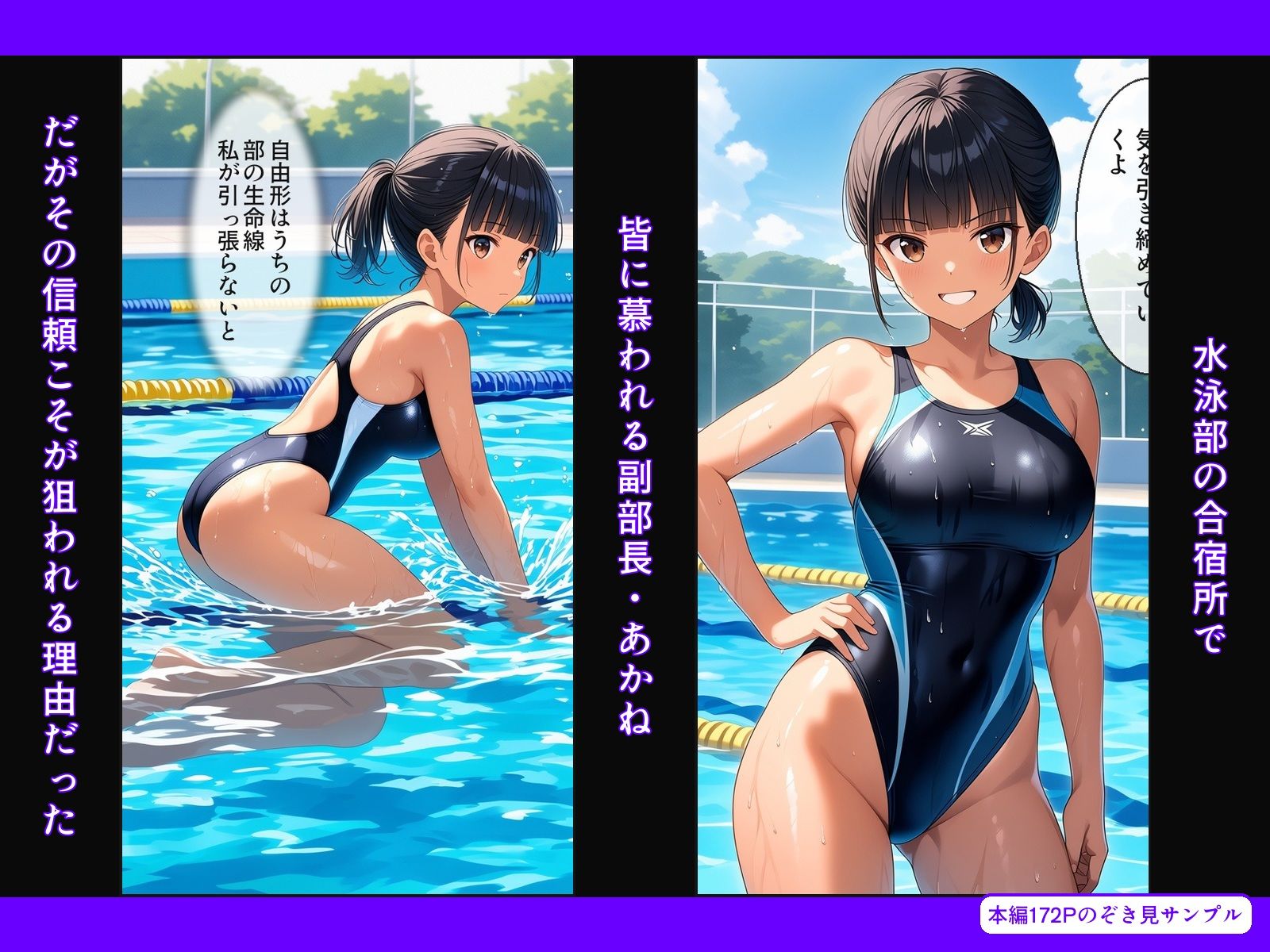 夏の合宿所で堕ちる副部長 〜汗ばむ肌と密着指導に抗えず、何度もイカされて完堕ち〜 - サンプル画像 1