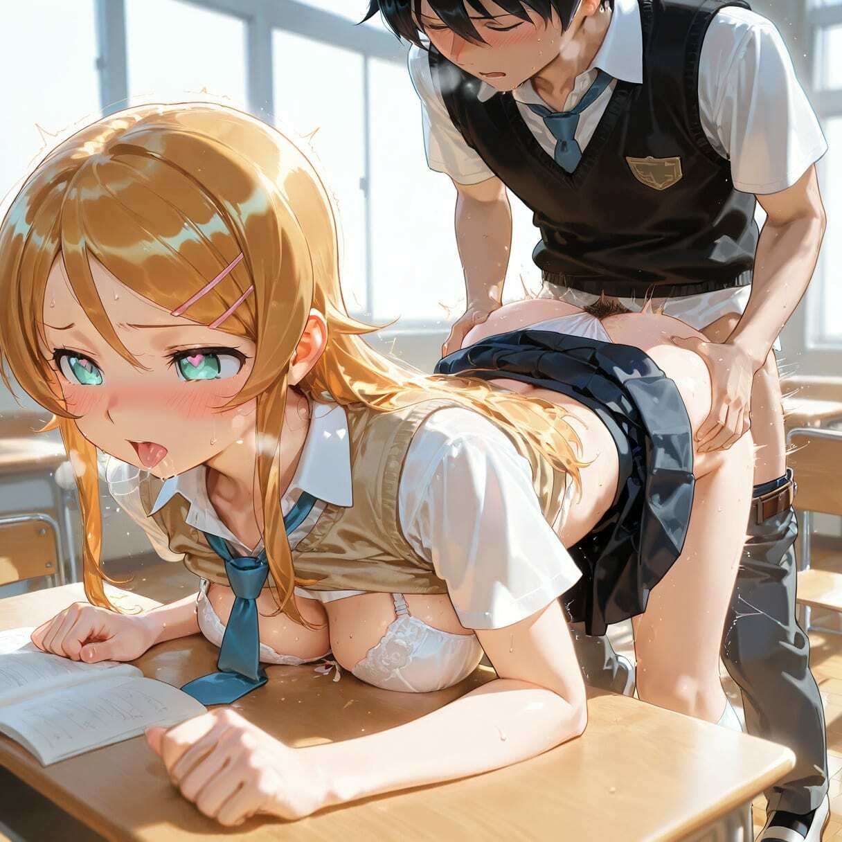 視線に揺れるドキドキ羞恥プレイ 〜CG集詰め合わせパック〜 俺〇妹がこんなに可愛いわけがない - サンプル画像 8