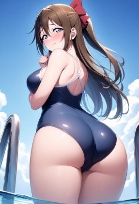 桜坂し〇く スク水H - サンプル画像 2