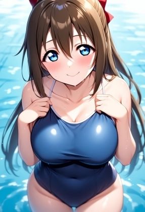 桜坂し〇く スク水H - サンプル画像 3