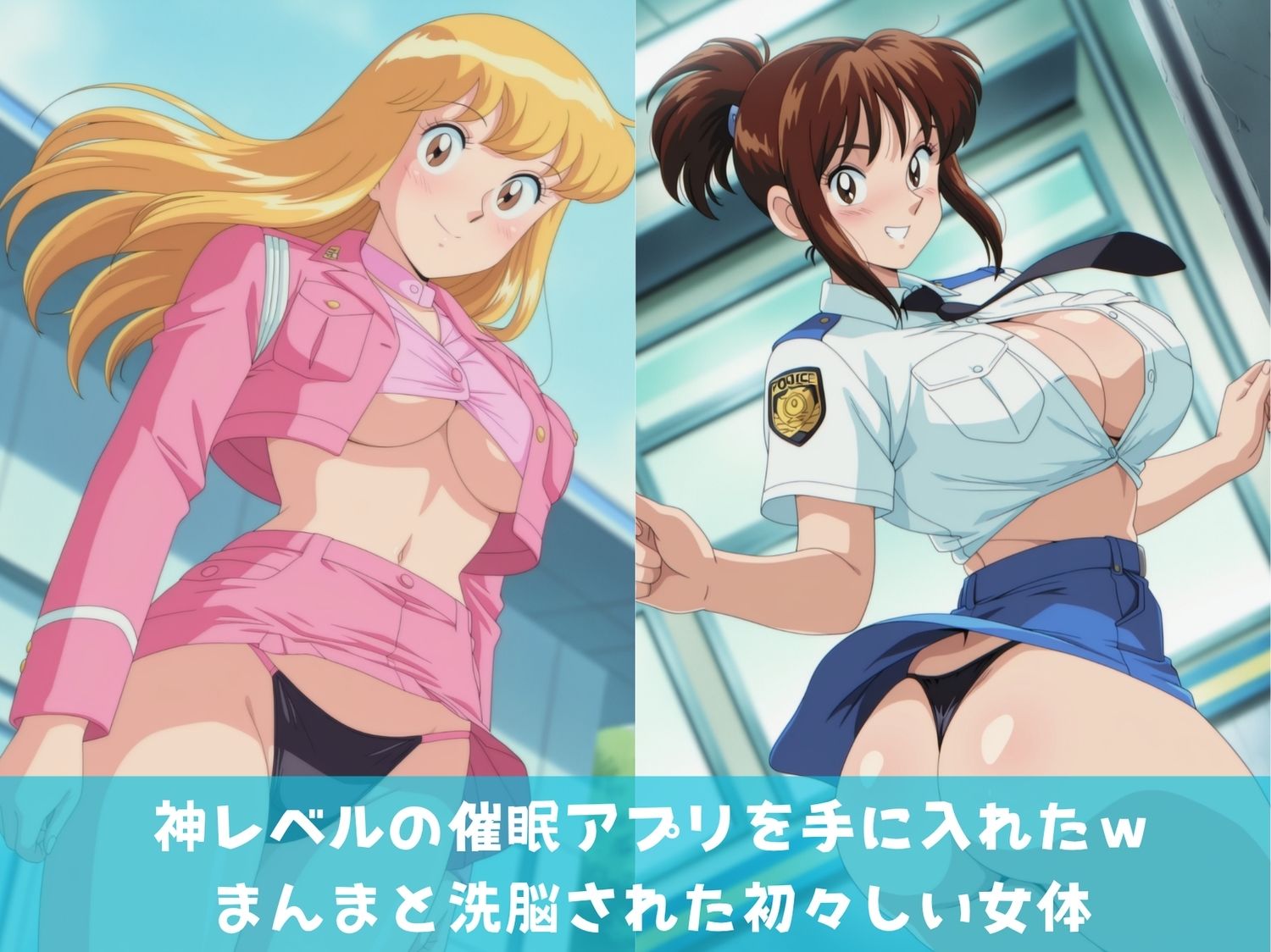 【寝取られ】神催●に狂う女体〜こちら葛●区亀有公園●派出所〜 - サンプル画像 1