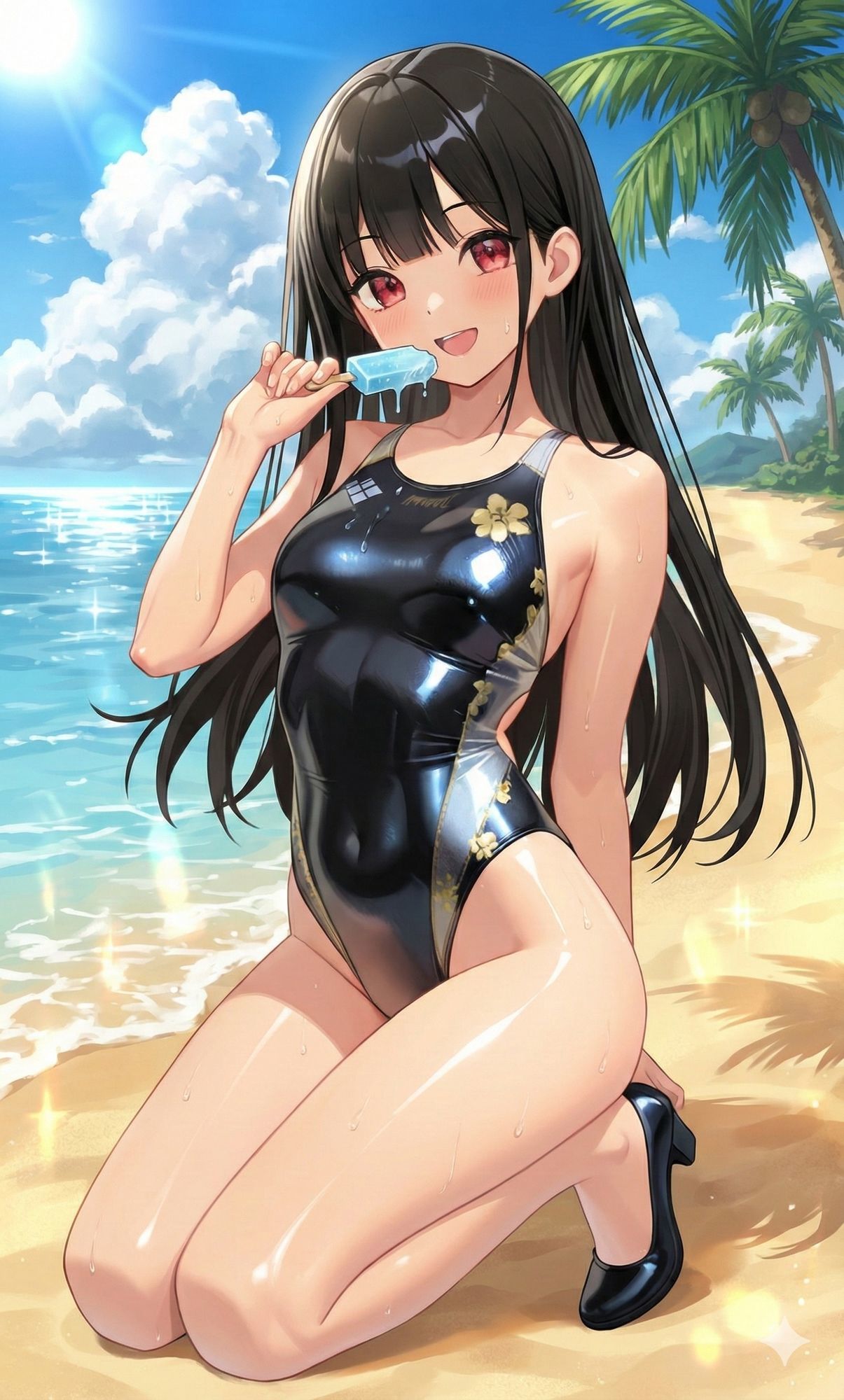 競泳水着少女SEX！ - サンプル画像 2