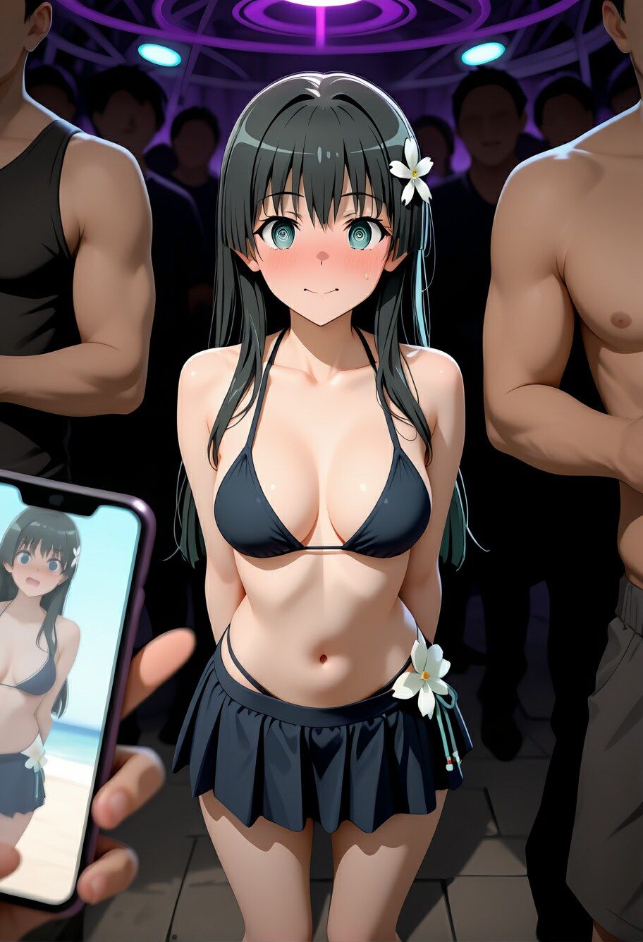 とあるビーチの催〇SEX 2 〜ほてるカラダに素直な佐〇涙子〜 - サンプル画像 3