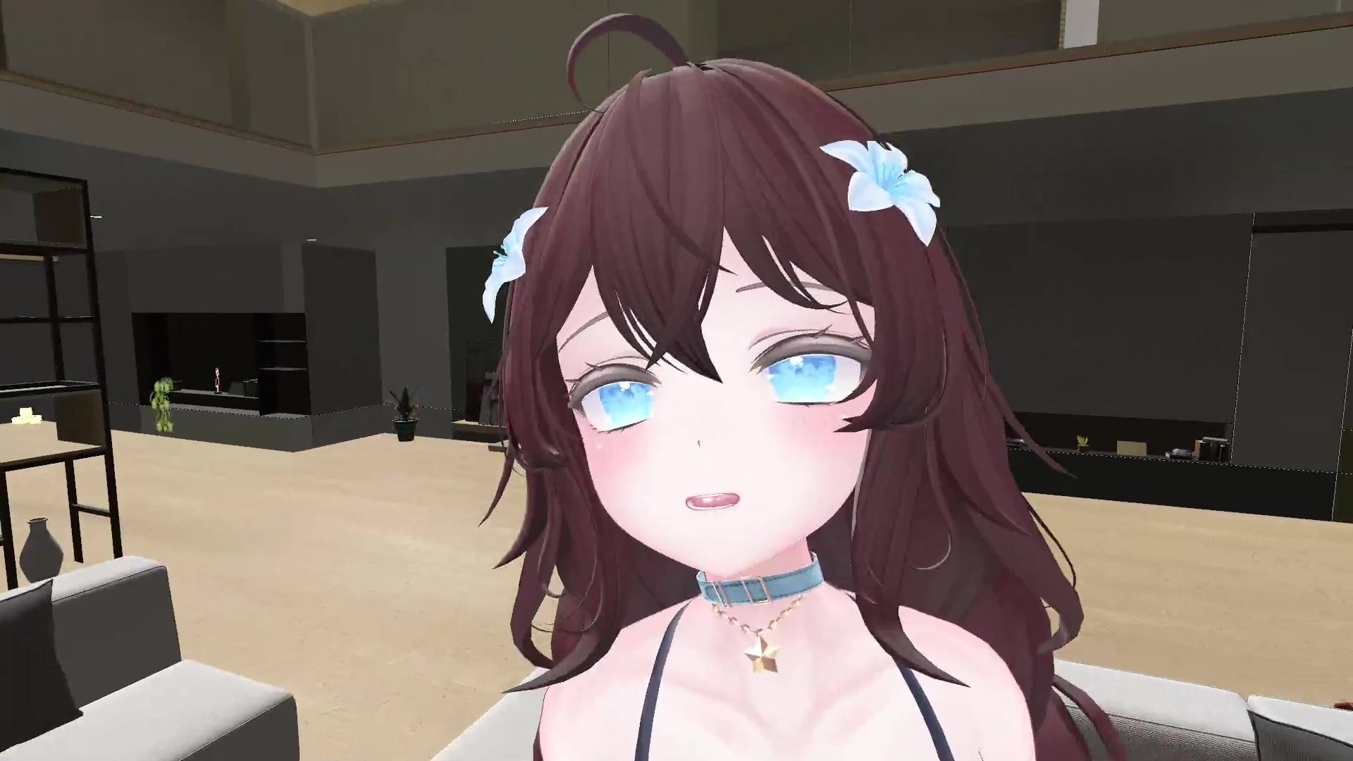 【ChilloutVR】連動フルトラ！100Pで10回スクワットしたよ！！井栗まろん - サンプル画像 5