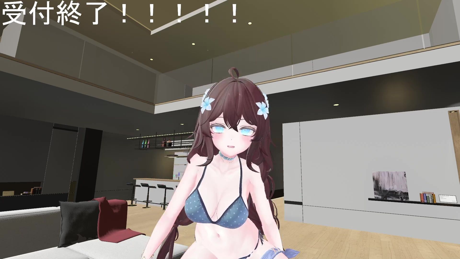 【ChilloutVR】連動フルトラ！100Pで10回スクワットしたよ！！井栗まろん - サンプル画像 9
