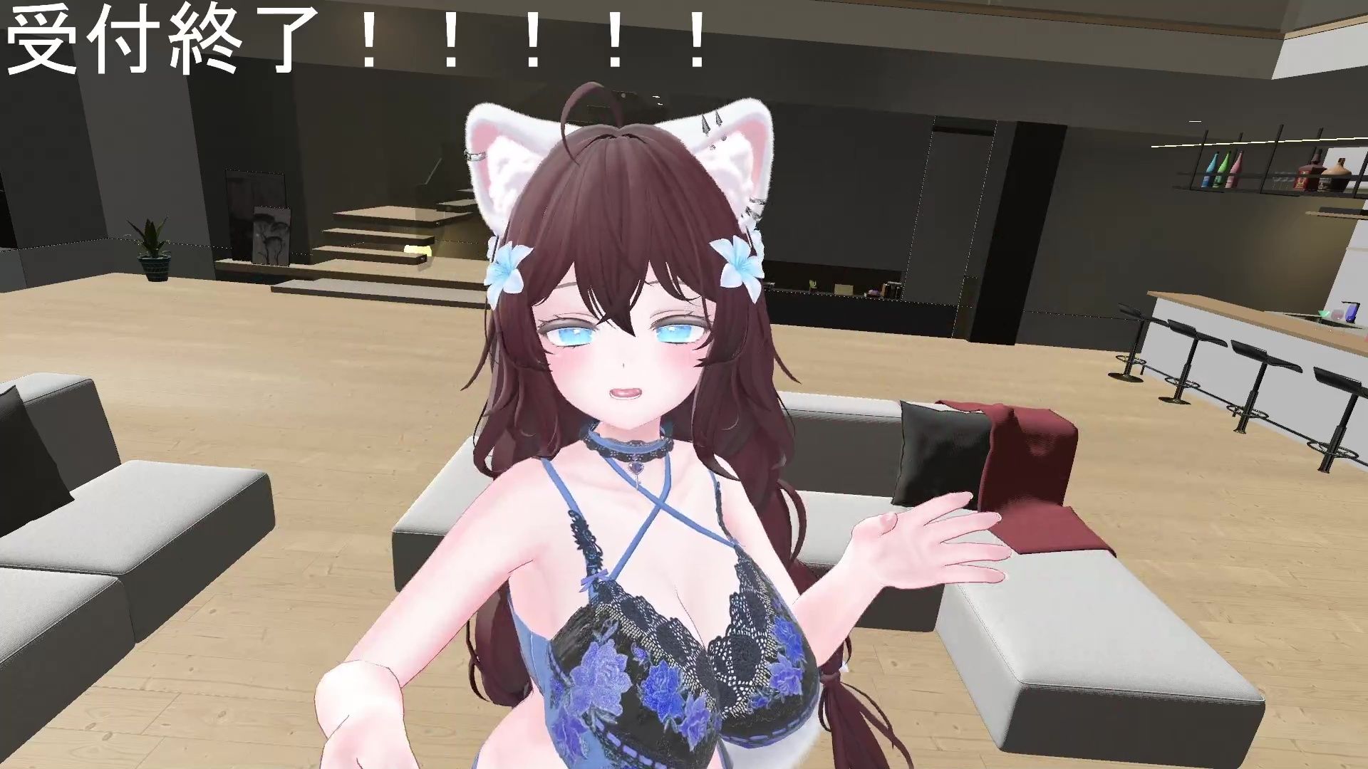 【ChilloutVR】連動フルトラ！100Pで10回スクワットしたよ！！井栗まろん - サンプル画像 10