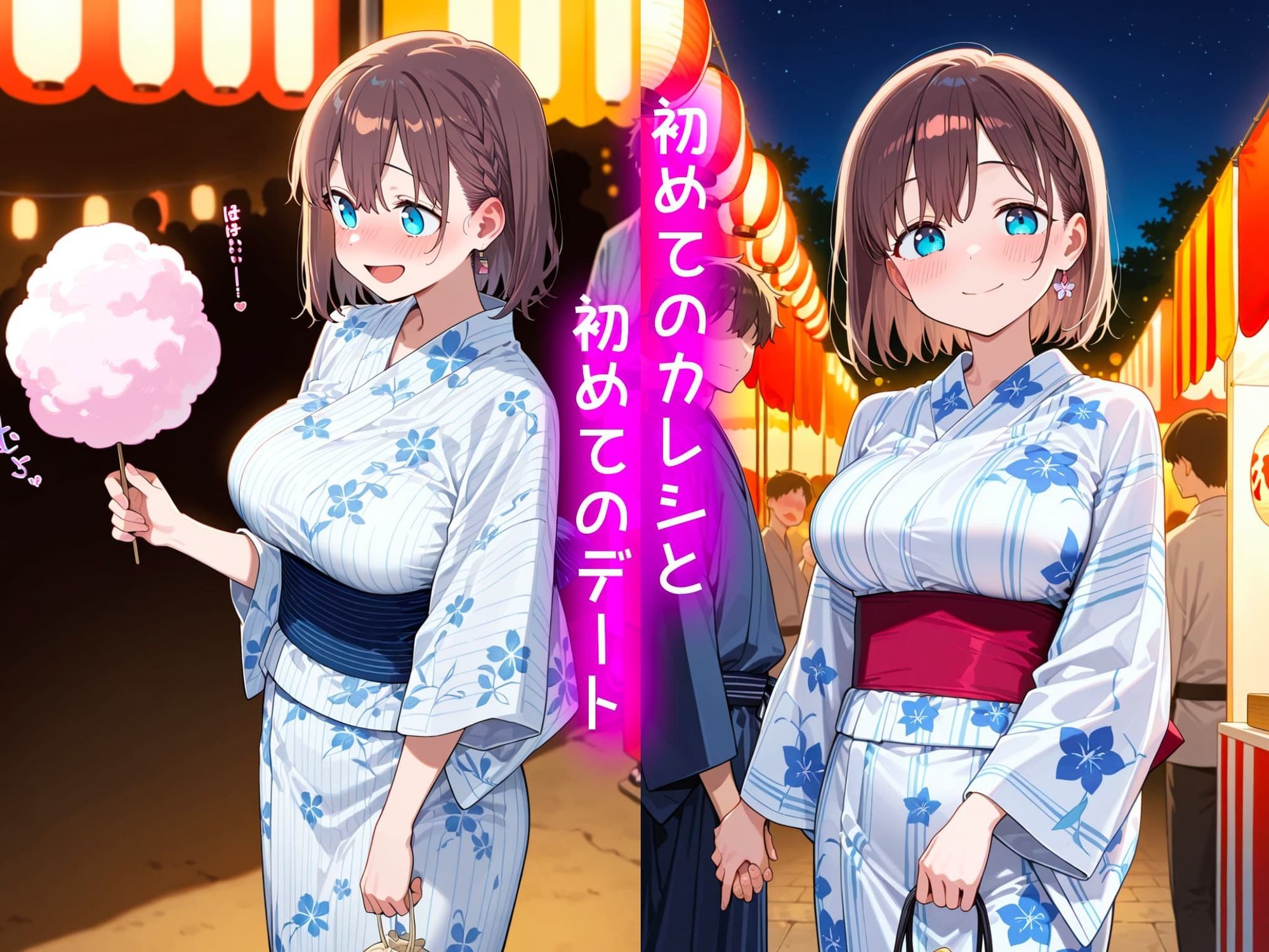 アイちゃんの処女喪失物語〜夏祭り編〜 - サンプル画像 1
