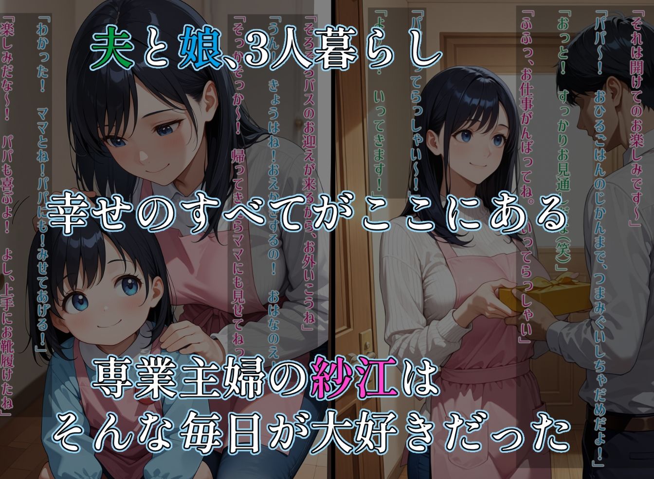 こんなはずじゃなかった…子持ち人妻の快楽雌堕ち前編 - サンプル画像 2