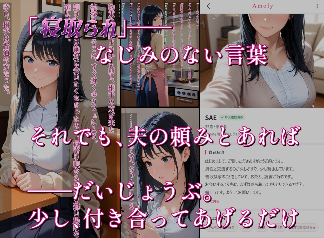こんなはずじゃなかった…子持ち人妻の快楽雌堕ち前編 - サンプル画像 4