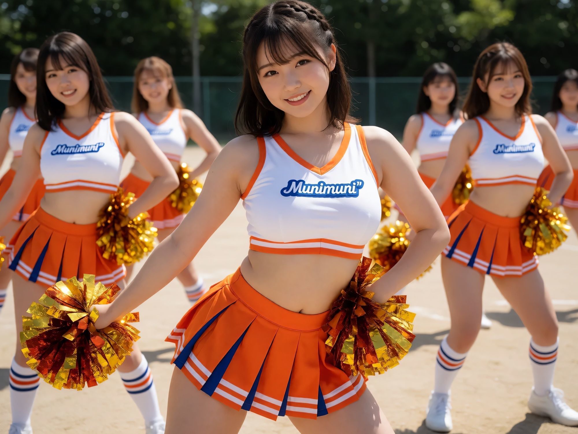 巨乳チア部の生ハメ記録 - サンプル画像 1