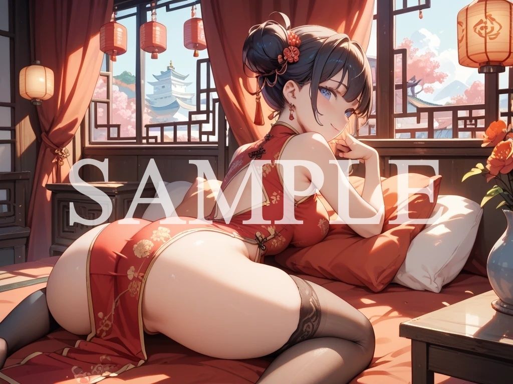 【豪華500枚セット】Cheongsam - サンプル画像 1